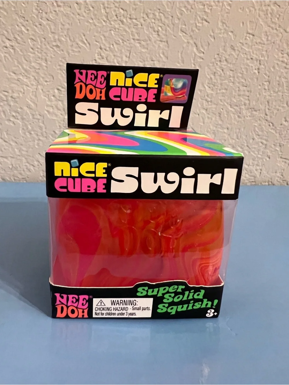 Authentic Rare color Swirl Nice Cube - Red and Orange Swirl🧡🧊❤️🧊🧡🧊❤️